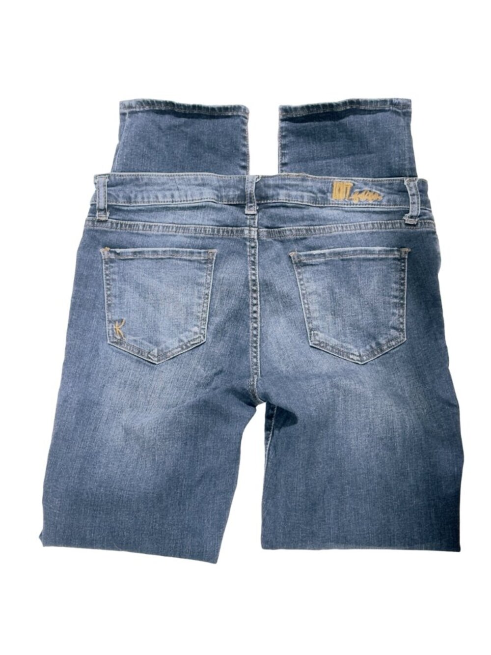 Kut From The Kloth Womens Size 10 Blue Denim Straight-Leg Jeans - Picture 8 of 8